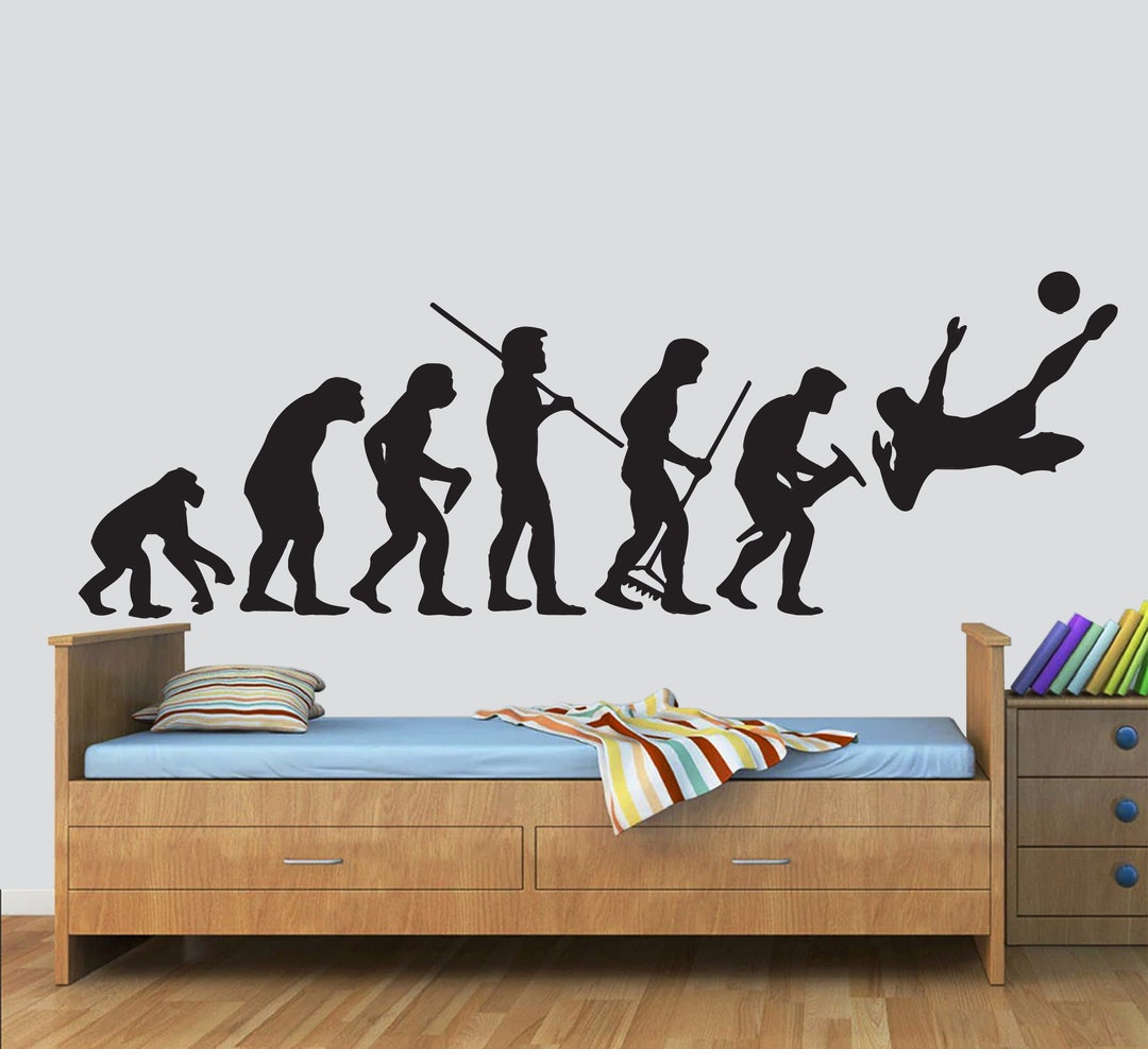 Soccer Wall Decor, Custom Wall Decal, Sport Vinyl, Football Stickers