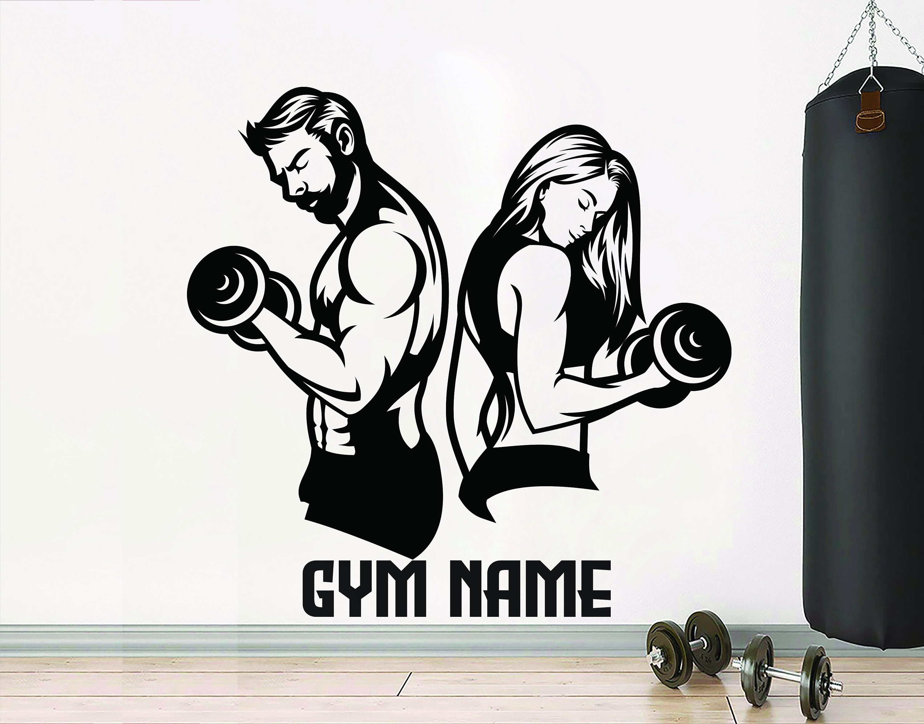 Couple Gym Wall Decor Gym Wall Decal Fitness Quotes Women - Etsy Israel Couple Gym Wall Decor Gym Wall Decal Fitness Quotes Women - Etsy Israel