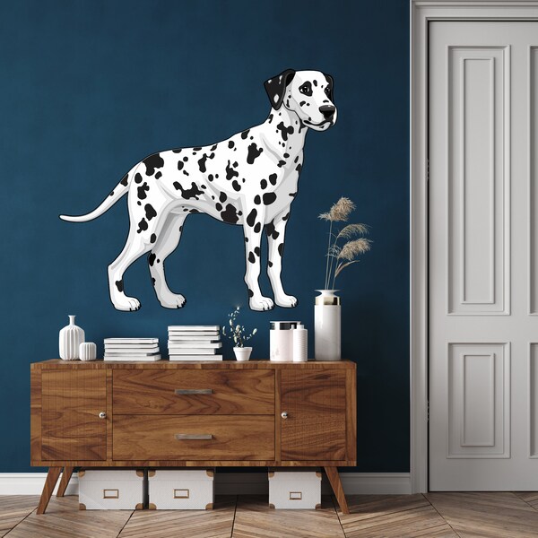 Dalmatian Wall Decal Etsy