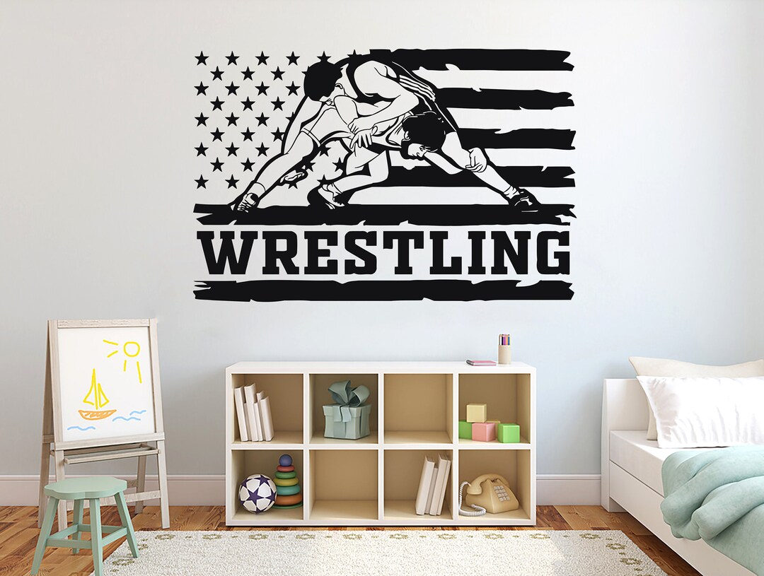 Wrestling Wall Decor Custom Wrestling Wall Art Wrestler Gifts Men MMA