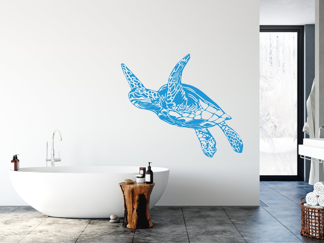 Turtle Wall Decor, Sea Turtle Wall Decals, Sea Turtle Wall Art, Sea