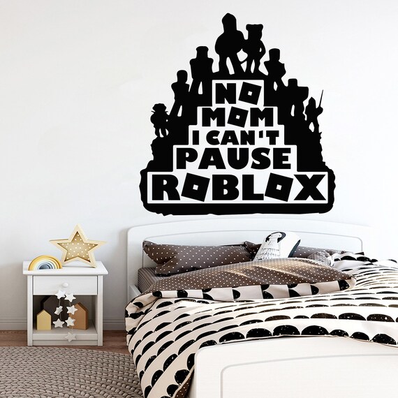 Video Game Decor Gamer Room Wall Decor Game Bedroom Controller Gamer Gifts Gamer Kids Game Vinyl Wall Art Decals Stickers 2052er - momo roblox decal