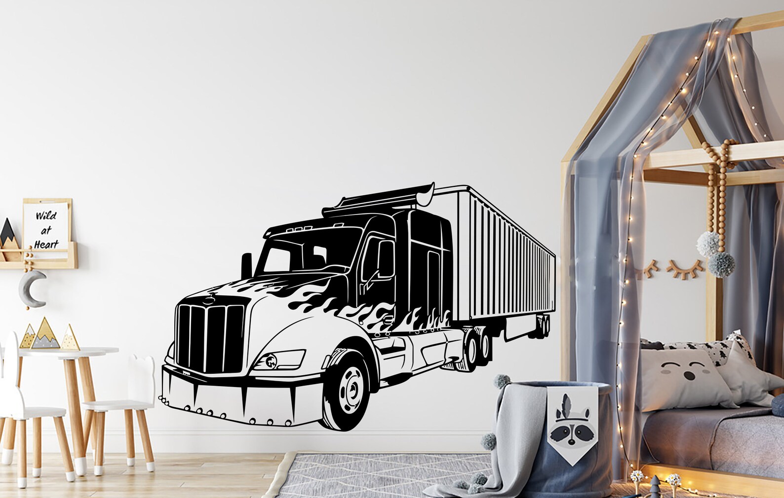 Truck Personalized Gifts Wall Decor Custom Nursery Kids Art - Etsy