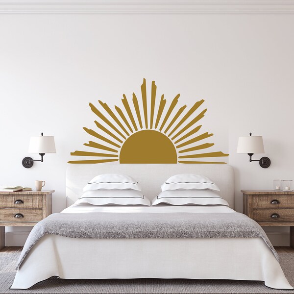 Sun Wall Decal Etsy