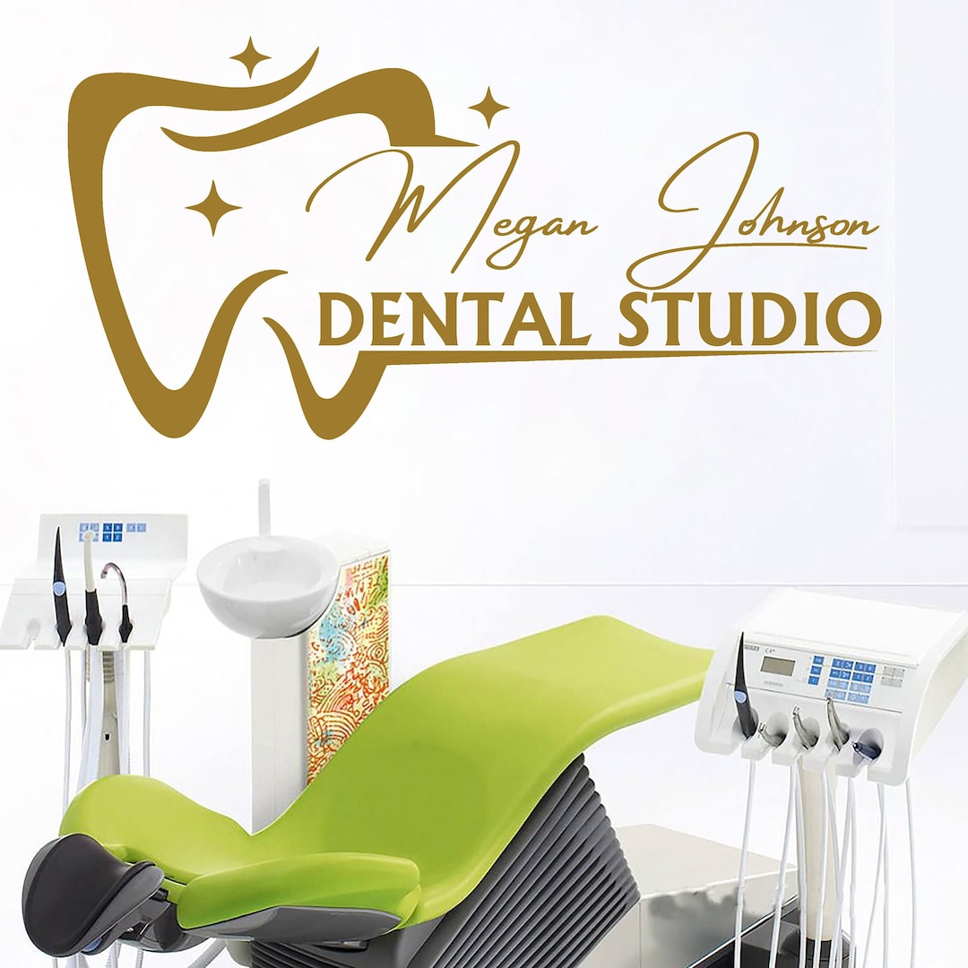Dental Wall Decor Smile Dental Stickers Dental Clinic Wall Etsy