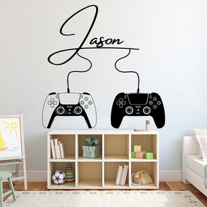 Video Gaming Zone Gamer Geek Play Kids Room Wall Sticker Vinyl Wall Decal  Decor ps4, xbox, pc Cadeaux de jeux vidéo, Playstation Controller Gamer -   Canada