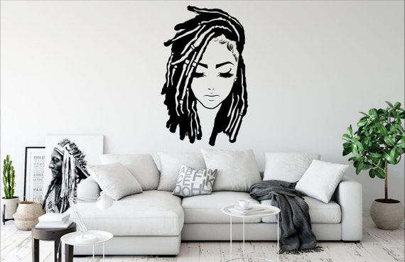 Diva Wall African Finland Quotes Etsy Afro Gifts Queen Life Art Decals Decor 2085ER Girl Woman Wall Black - Classy Nubian Woman Goddess Room Lady Vinyl Art