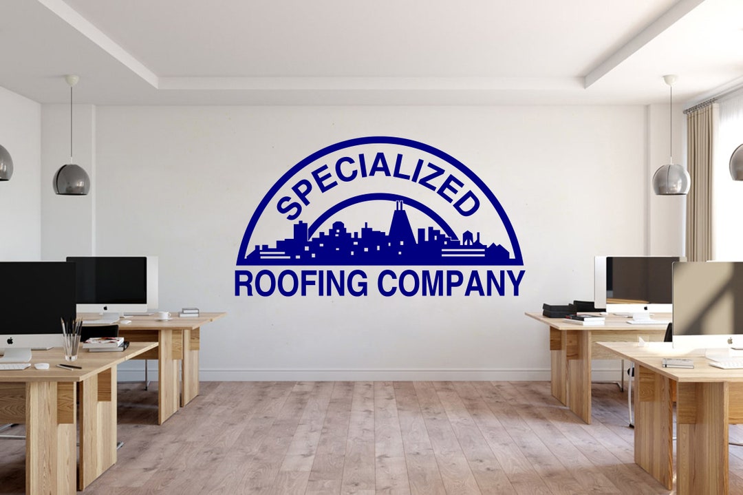 Custom Office Your Logo Office Custom Stickers Office Wall Art Gifts ...