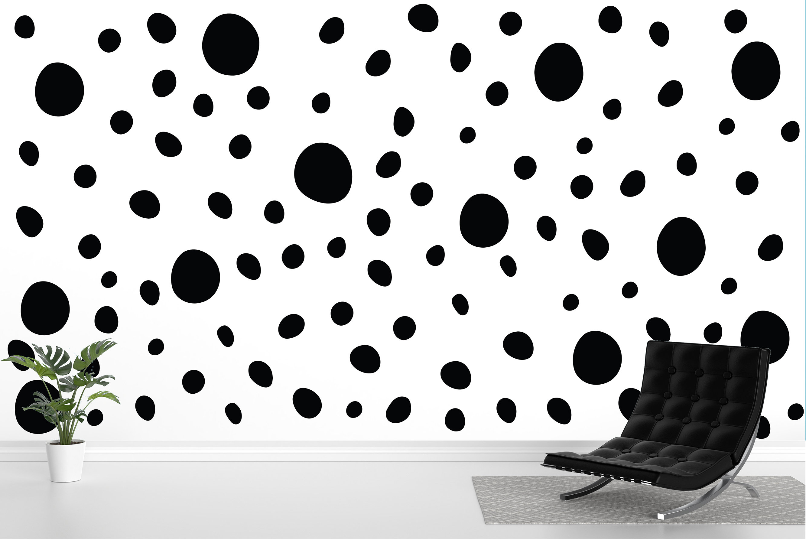 Polka Dot Wall Decals Modern Wall Stickers Nursery Decor Etsy UK