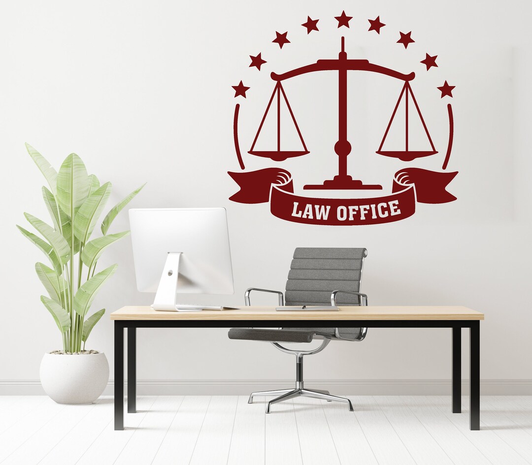 Lawyer Wall Decor, Custom Logo Design, Custom Lawyer Logo Wall Art ...