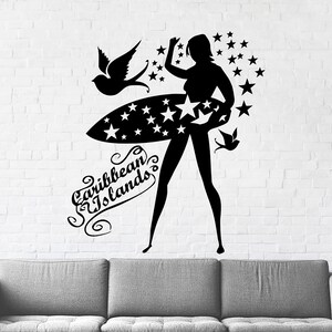 Surf Wall Decal Surfboard Art Wall Decal Beach Sport Vinyl - Etsy