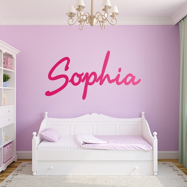 Kids Name Wall Decal - Etsy