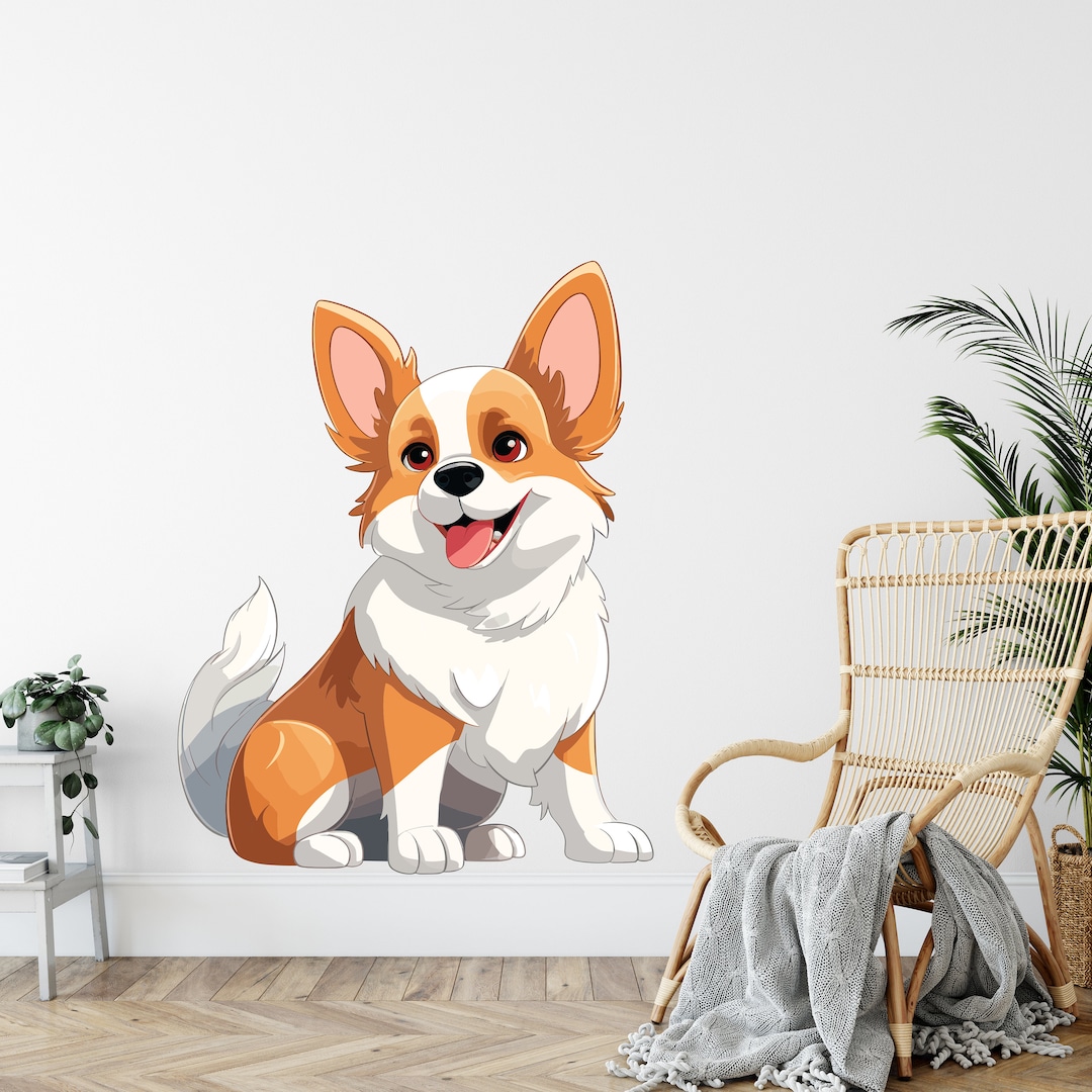 Dog Wall Decal Dog Decor Dog Kids Dog Wall Art Decal Dog Lover Animals