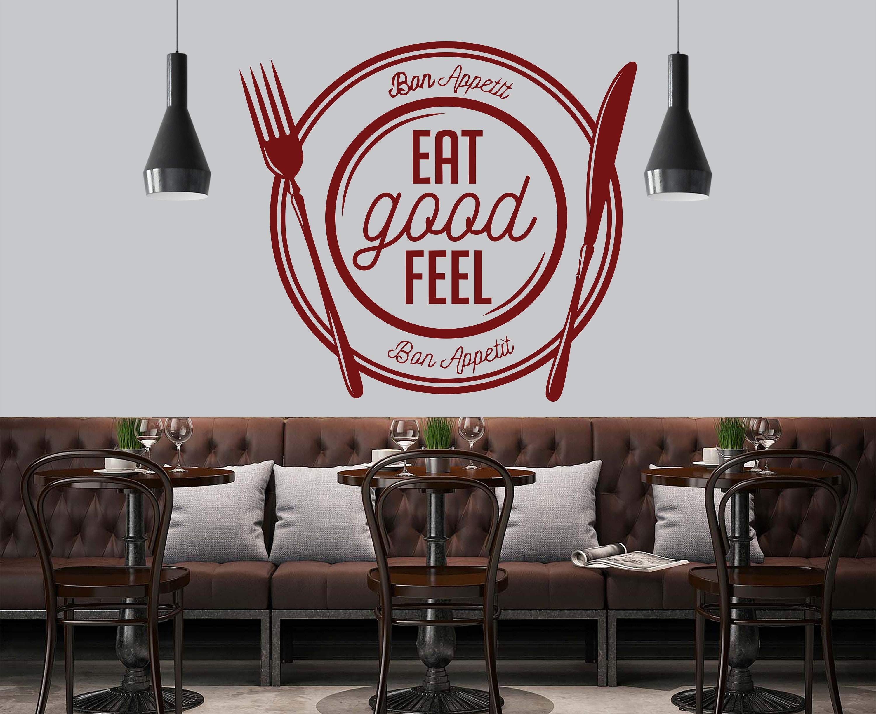 Wall Decal for Restaurant Food Wall Decal Restaurant Decoration SG 1630