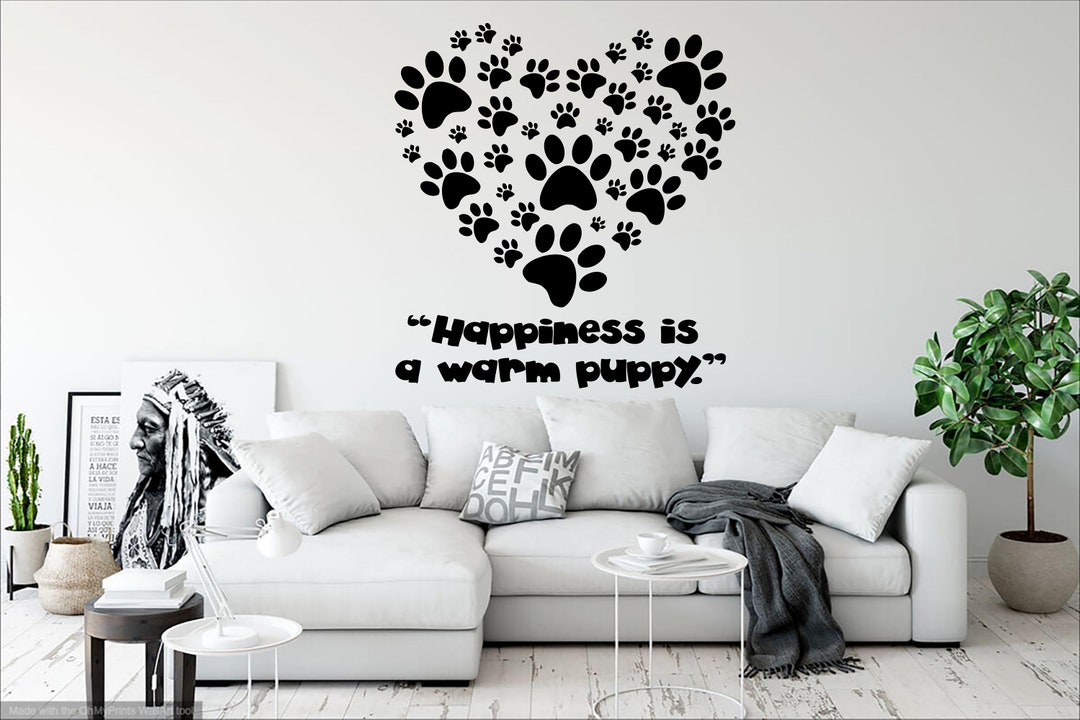 Pet Wall Decor, Dog Custom, Cat Decal, Pet Shop, Grooming Salon, Pet