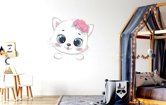 Wall Stickers Cats Kids, Windows Sticker, Cats Decoration