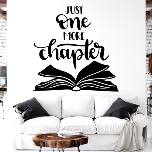 Book Tree Vinyl Wall Decal Books Quote Reading Room Library Etsy