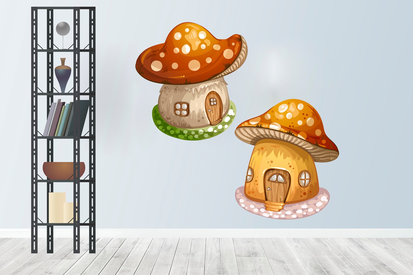 Mushroom Wall Decals Mushroom Wall Decor Mushroom Wall Art Etsy UK