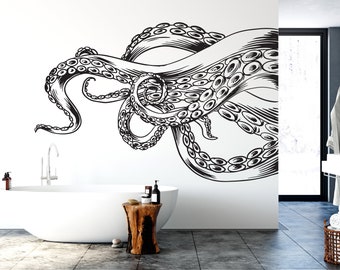 Salle De Bains Carrelage Transfert Octopus Wall Decals Sea Life Wall Decals Nursery Decor Salle De Bains Carrelage Transfert Octopus Wall Decals Sea Life Wall Decals Nursery Decor