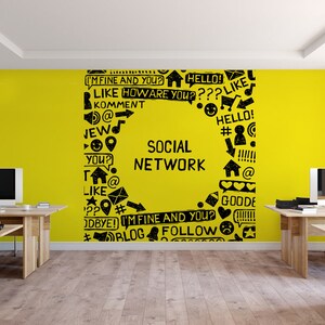 Office Decor Office Social Media Office Stickers Office Wall Art Gifts ...