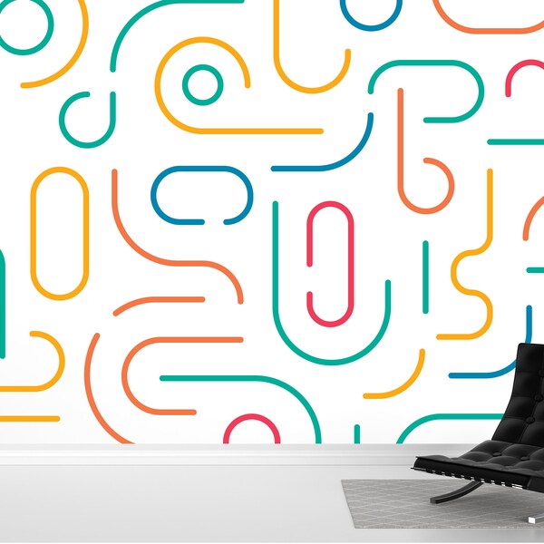 Geometric Wall Decal Etsy