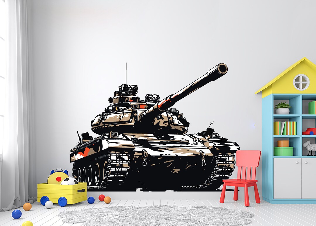 Tank Military Wall Decal Hero Soldier Army Helicopter Soldier Etsy