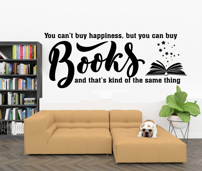 Book Quote Kids Wall Decal Books Quote Reading Room Library Etsy