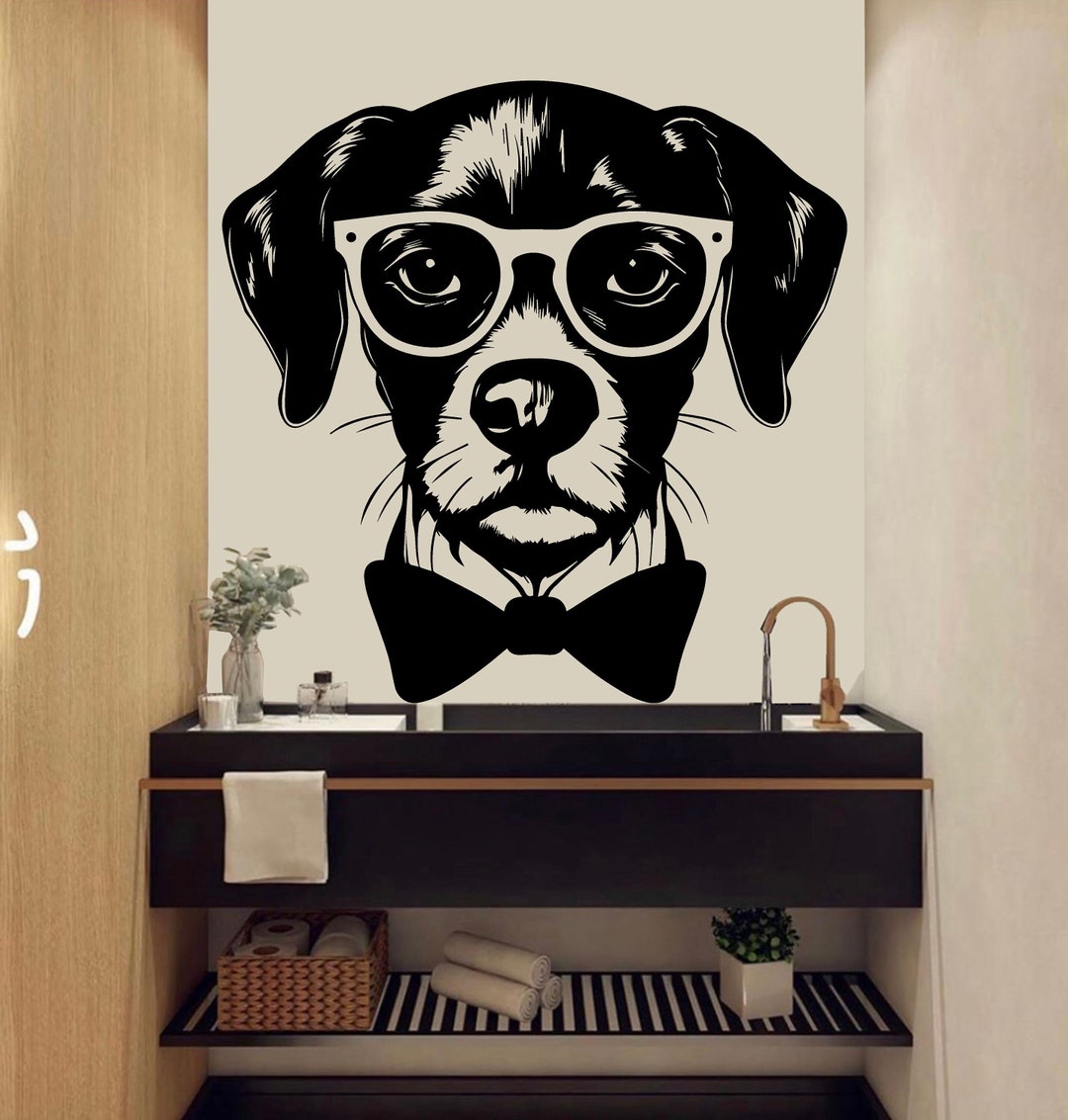 Dog Wall Decal Dog Decor Dog Kids Dog Wall Art Decal Dog Lover Etsy