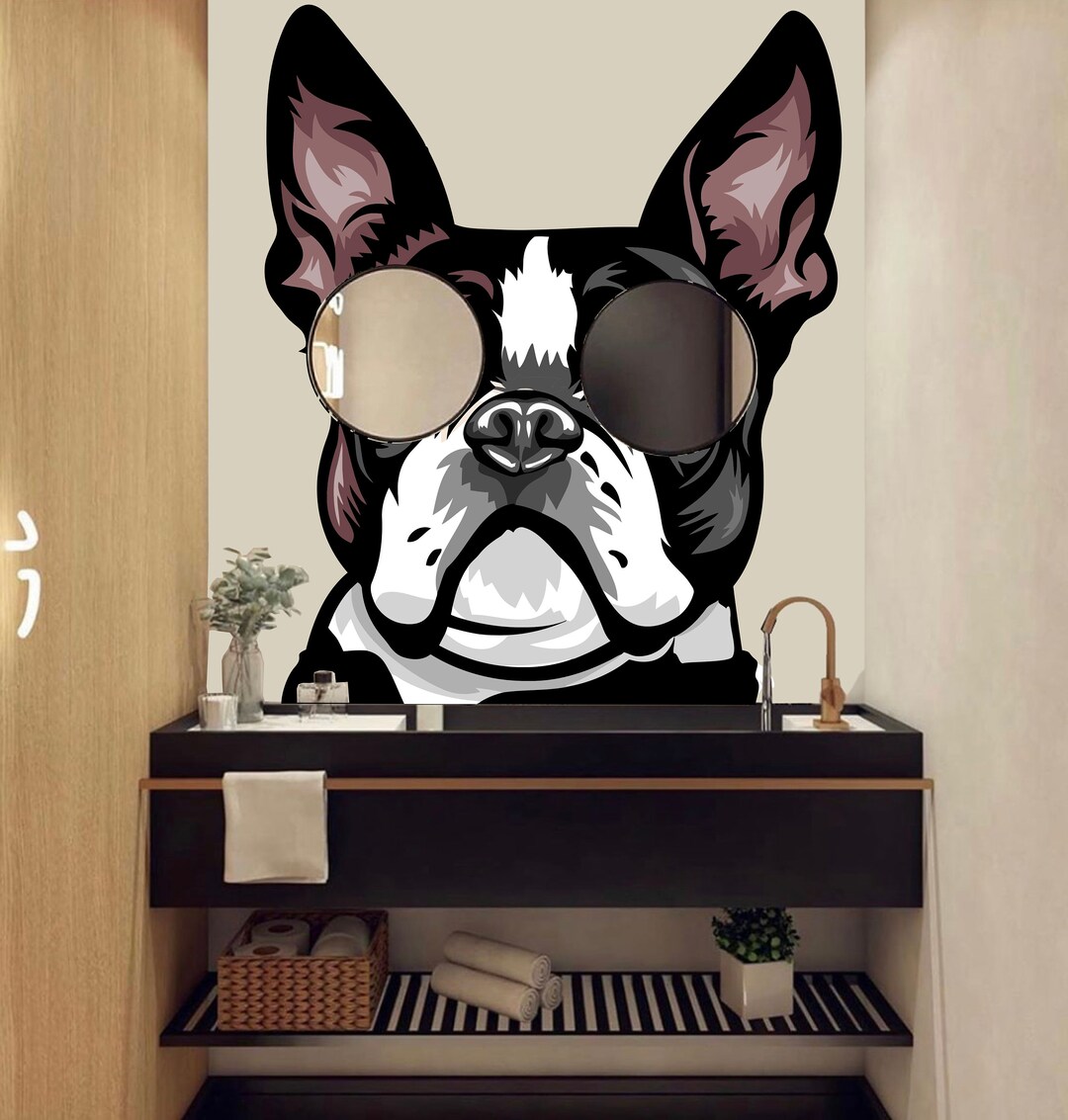 Dog Wall Decal Decor Dog Kids Dog Wall Art Decal Dog Lover Animals