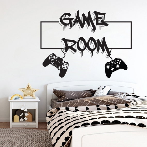 Gamer Wall Decor, Gaming Mode, Wall Decal, Gamer Decor, Gaming Room, Wall  Decor, Video Game, Door Decal, Kids Bedroom, Decals, Wall Stickers 