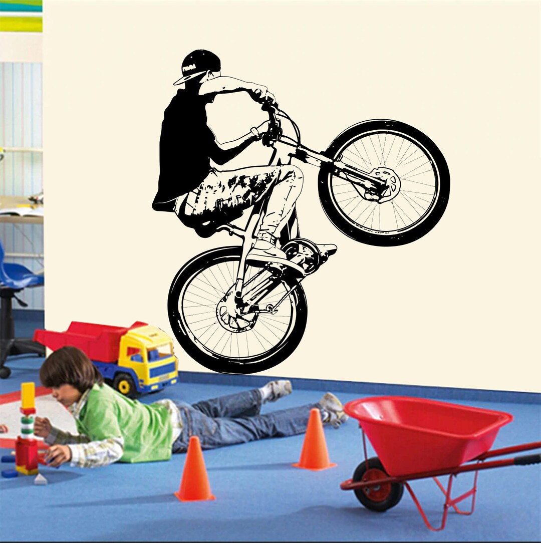 Bicycle Bike Wall Decor Stickers Art Vinyl Decal Bike Art Wall Art