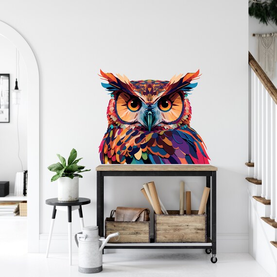 Owl wall clearance decals