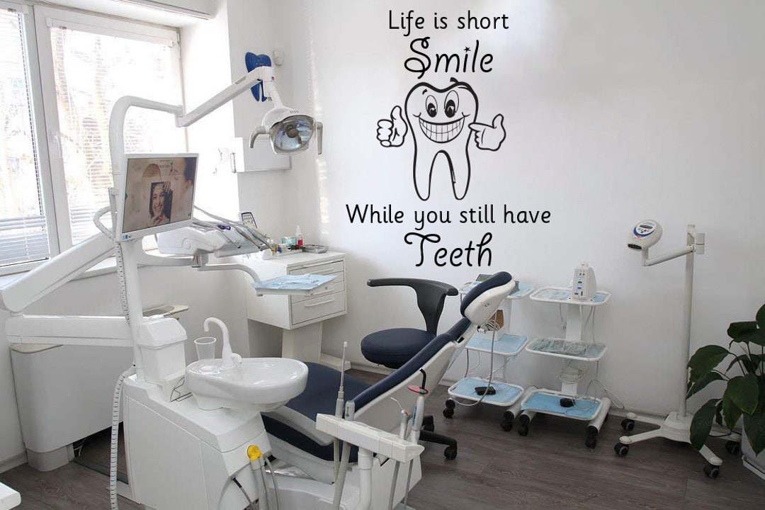 Dental Wall Decor Dental Stickers Dental Clinic Wall Decal Dental Wall