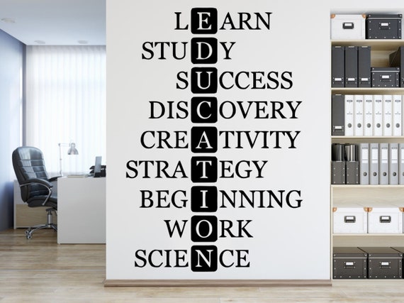 Office Decor Office Supplies the Office Stickers Office Wall Art Gifts Home  Office Quote Teamwork Leadership Motivation Business Vinyl 371ER -   Norway