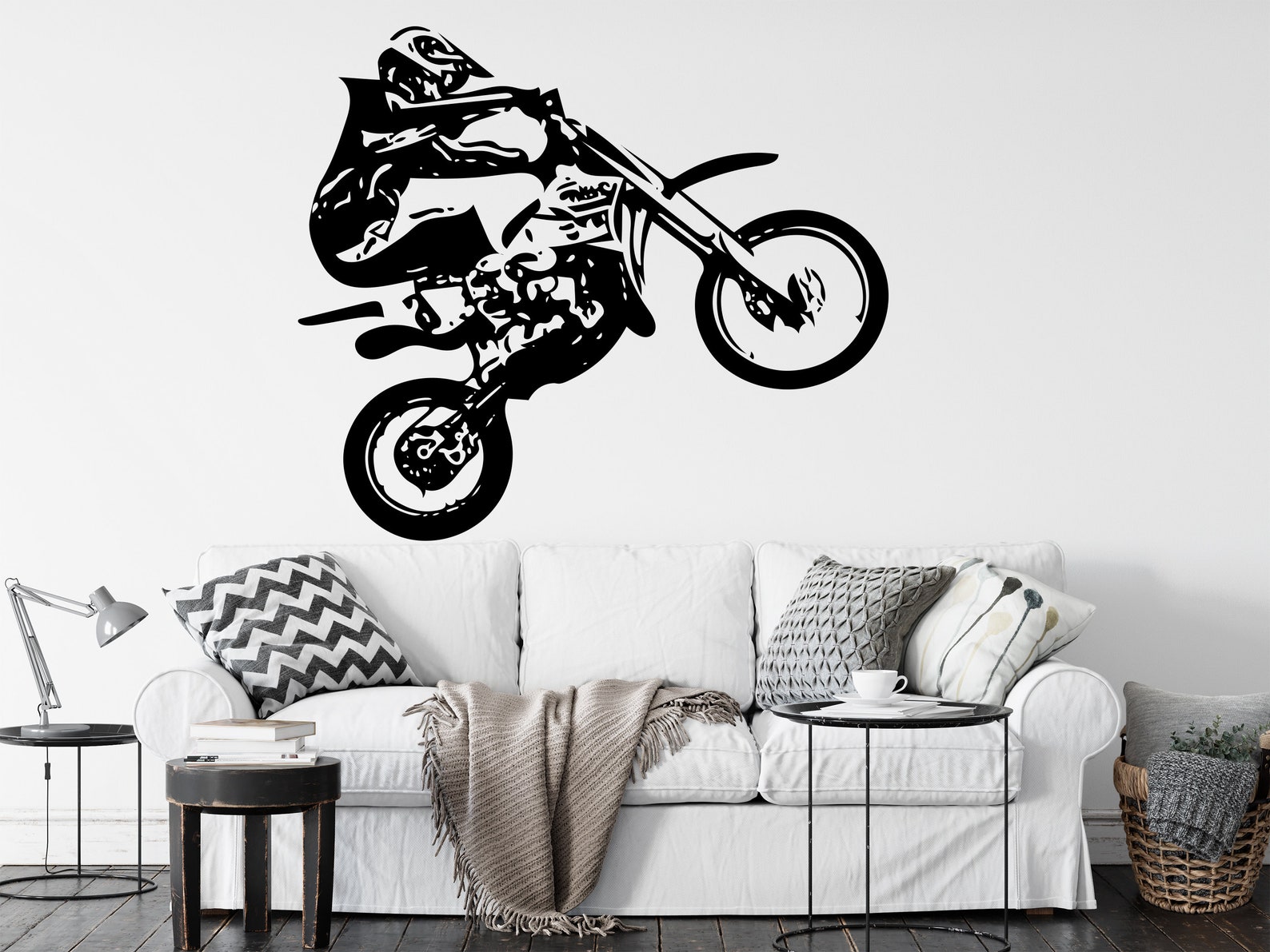 Motocross Aufkleber Set - Motorrad Sticker PET Material | Für Auto, Helm, Skateboard | Wetterfest & Farbenfroh
