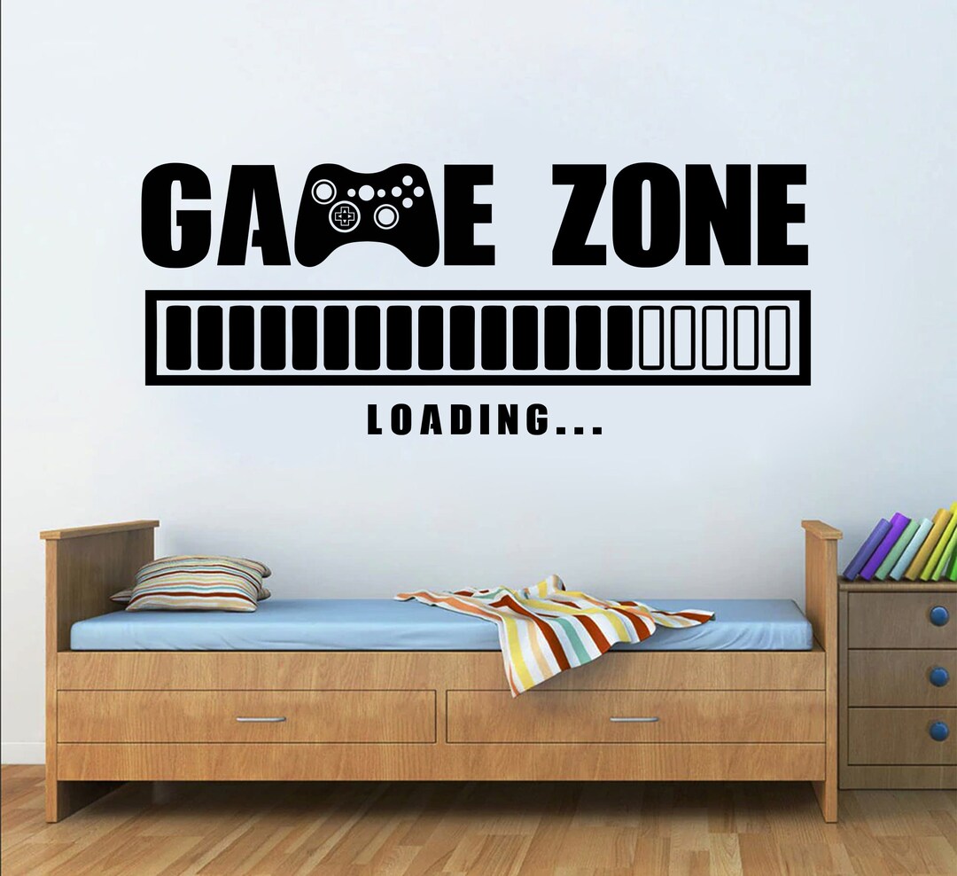 Gamer Wall Decor Custom Controller Decal Video Game Girl Boy Room Gifts ...