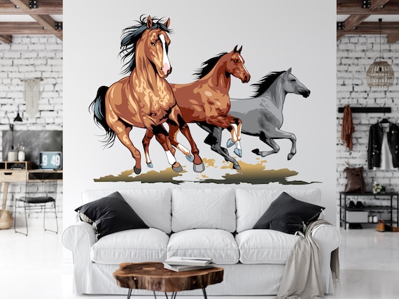 Beautiful Horse Wall Decal Horse Wall Sticker Horse Wall Decor