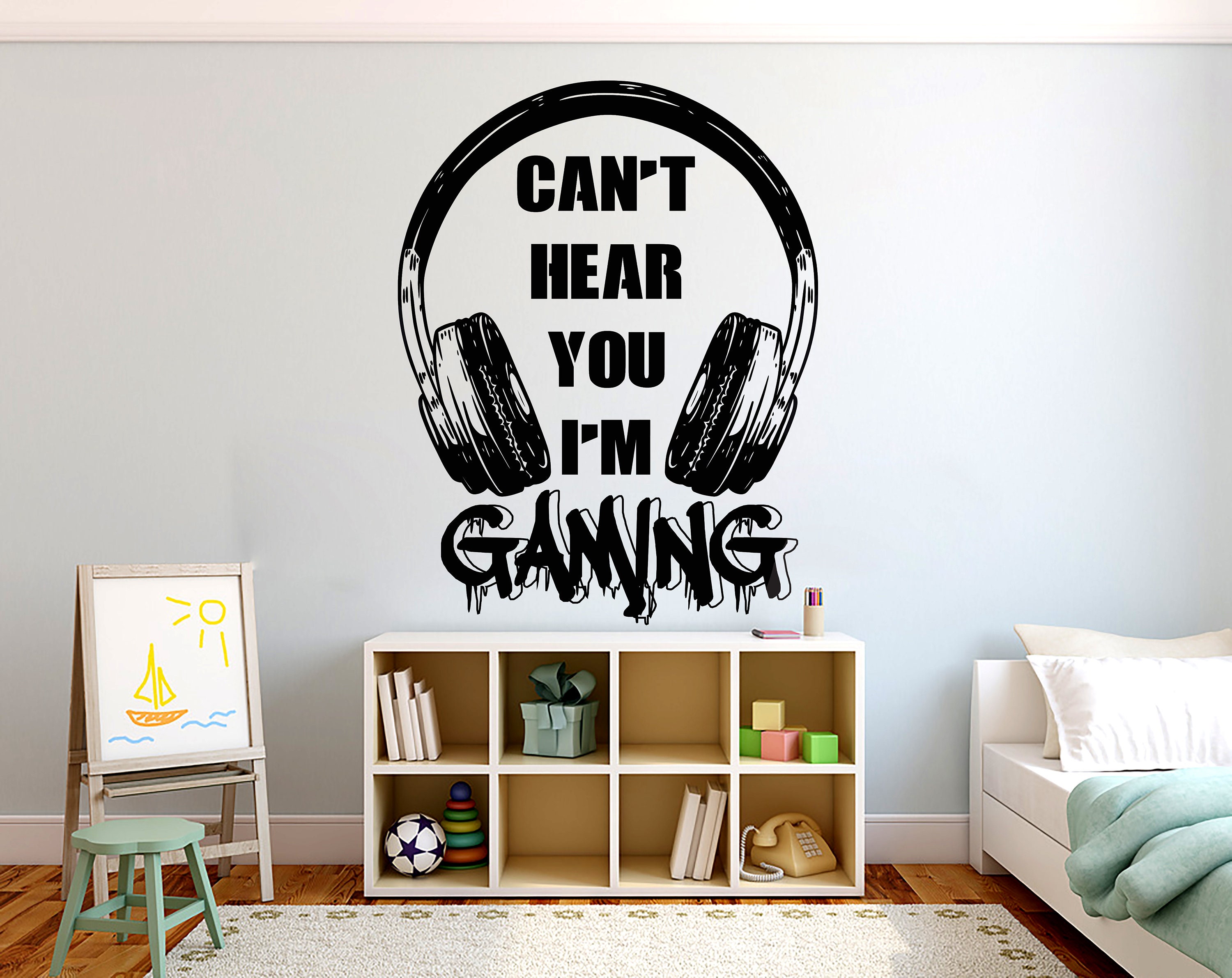 Creative Gamer Wallpaper Wall Stickers For Gamer Room Vinyl Decals