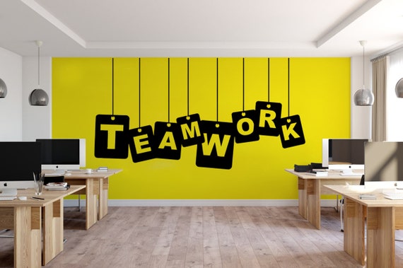 Office Decor Office Supplies the Office Stickers Office Wall Art Gifts Home  Office Quote Teamwork Leadership Motivation Business Vinyl 371ER -   Norway