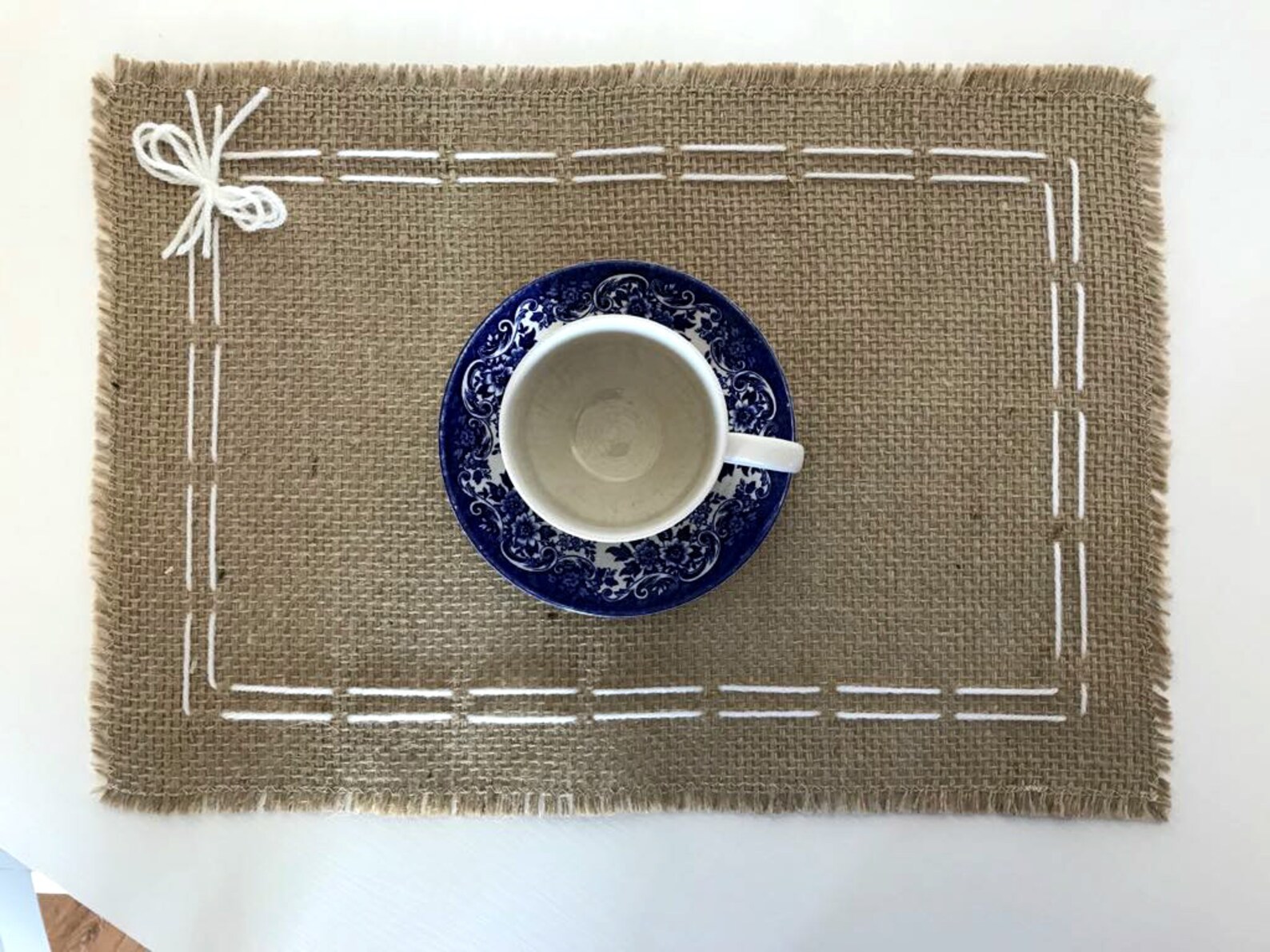 Burlap Placemats Set Christmas Placemats Rustic Placemats Christmas Decorations Christmas Table