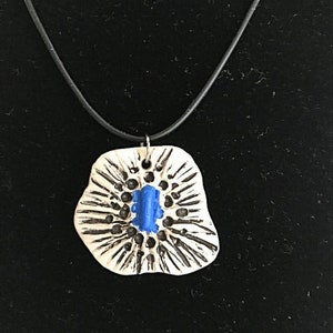 Clay Necklace Flower Necklace Flower Pendant Gift for Her Christmas Gift