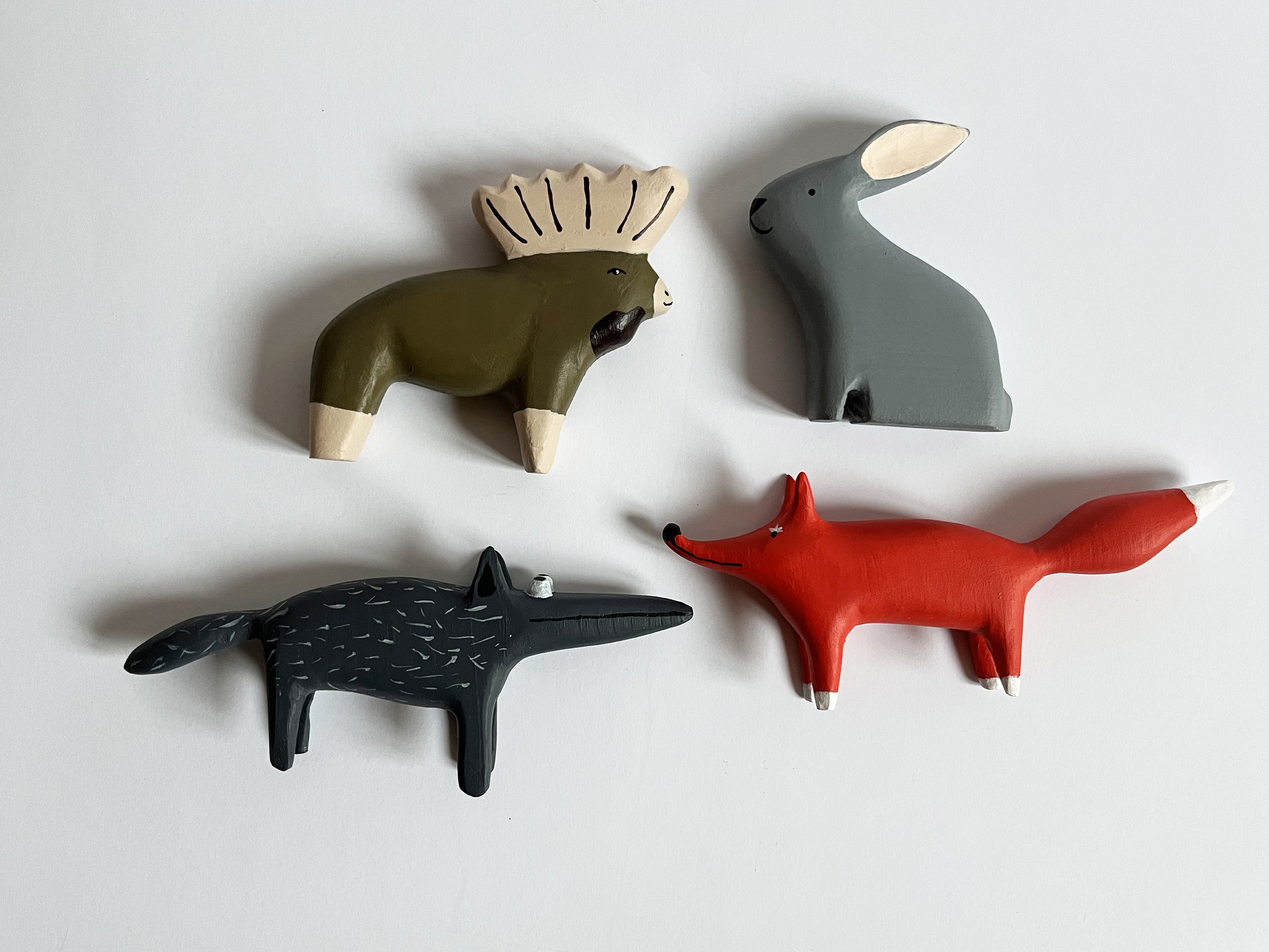 Wooden Toy Figurine Wooden Animals Hand Made Figurines Etsy UK