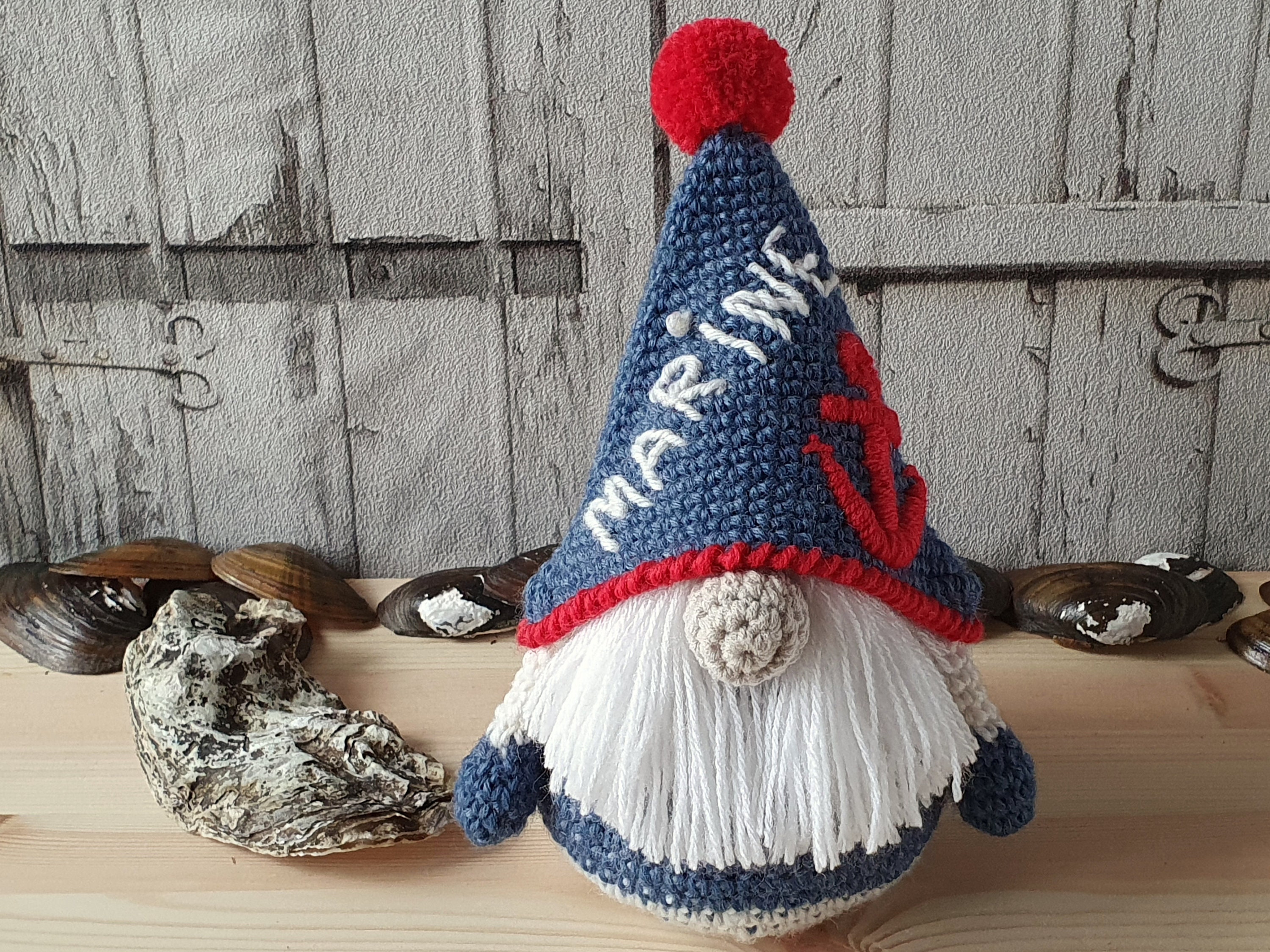 Yacht and boat marine gnome decoration, Cute gonk gift for sea lovers, summer house decor, personalized gift, gift for sailors