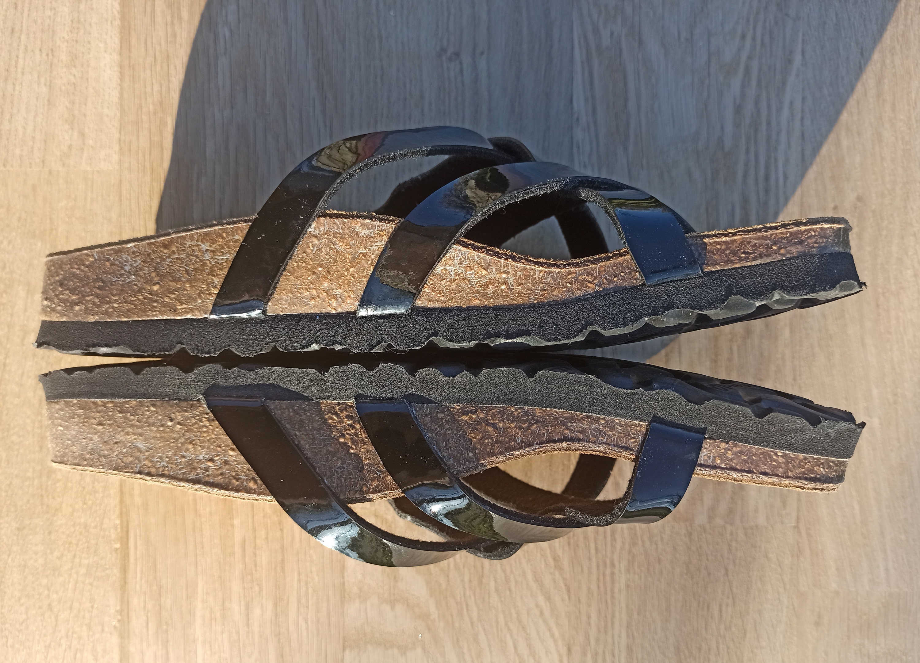 Betula Birkenstock 38 EU 7 7.5 US Multi straps Thong Sandals | Etsy