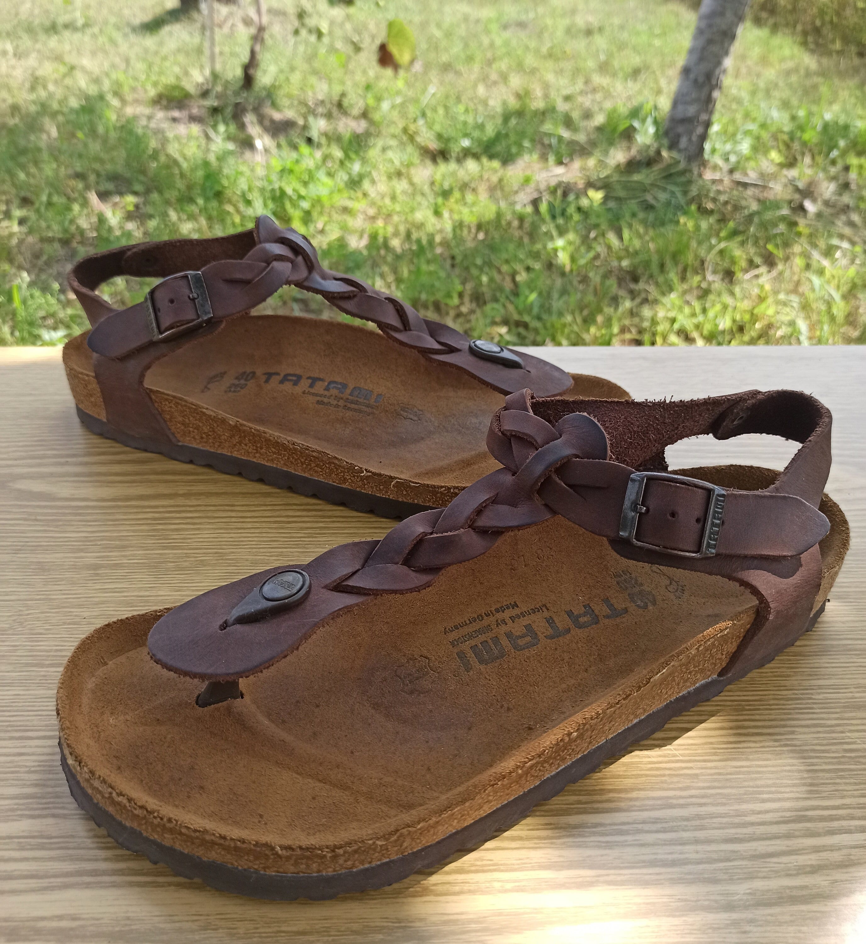 toernooi invoeren tijger Tatami Birkenstock Women 40 EU 9 9.5 US Kairo Braid Oiled - Etsy