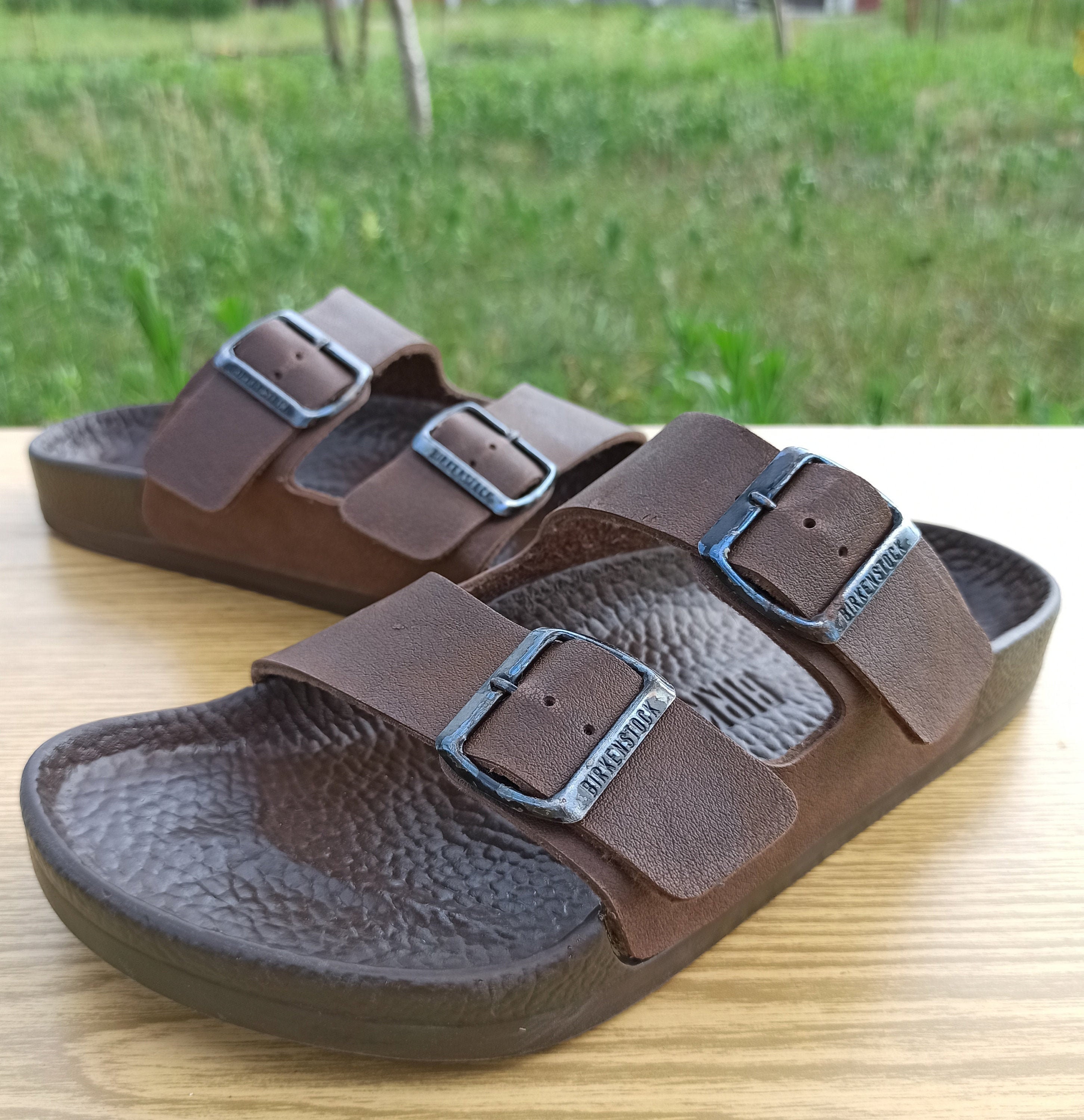braided birkenstocks