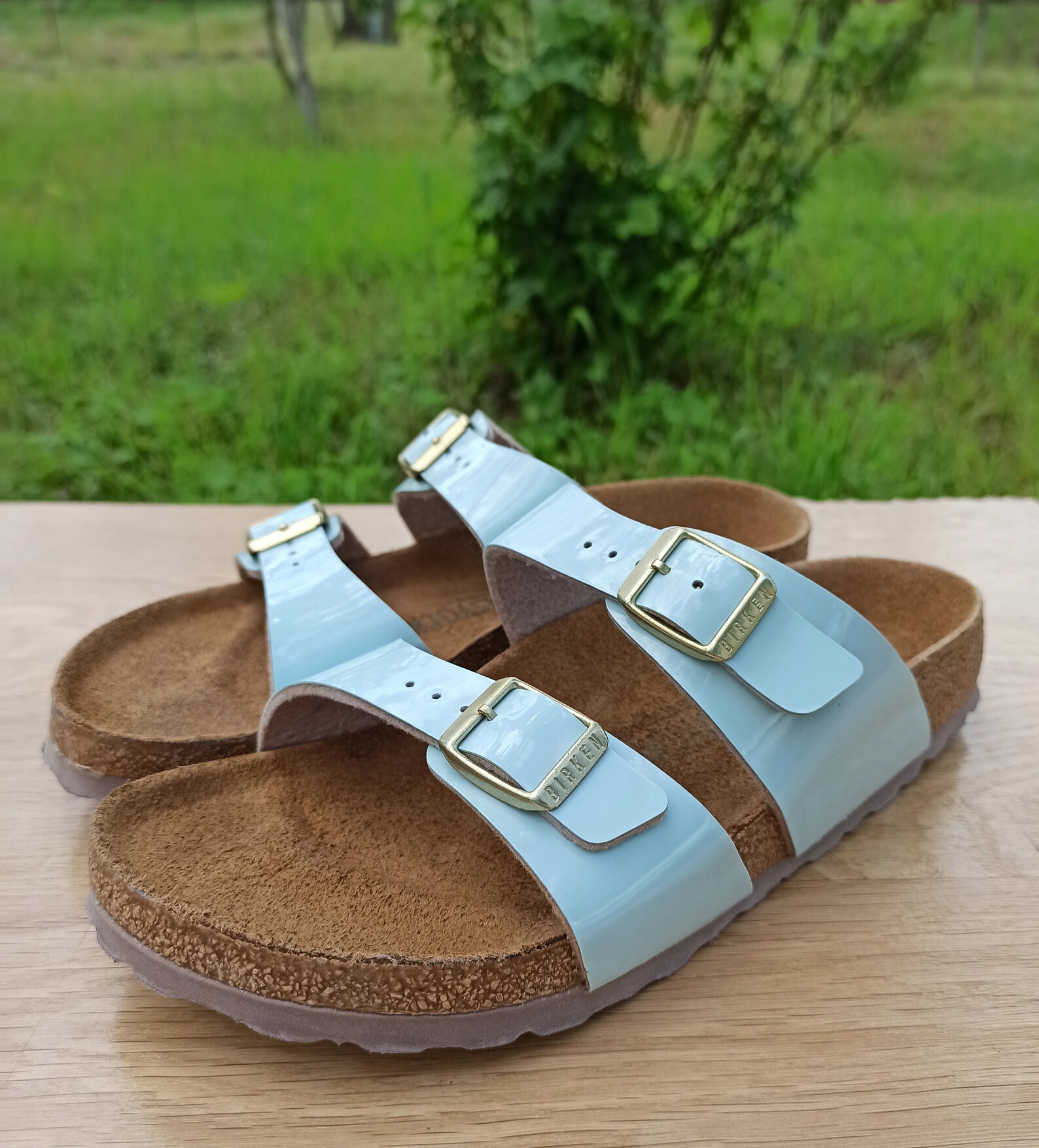 birkenstock thin strap sandals