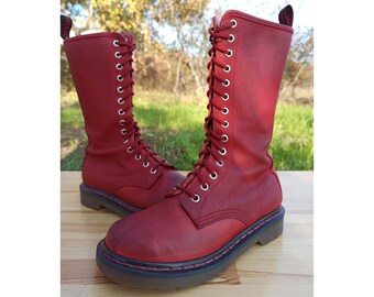red doc martens