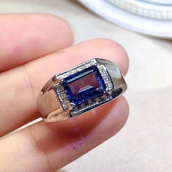 Mens Tanzanite Rings Etsy