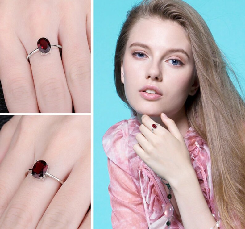 Anniversary Ring Sterling Silver Ringluxury Etsy